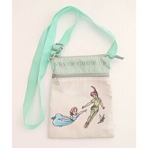 Loungefly X Disney Never Grow Up Peter Pan Crossbody Pouch Passport Bag